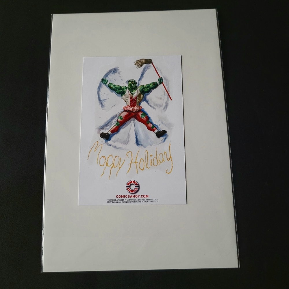 Toxic Avenger Holiday Card